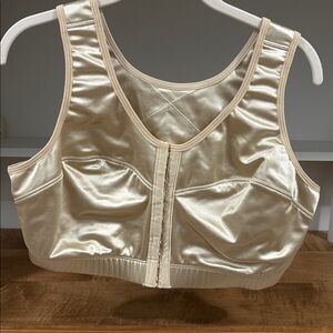 Gold Satin Sports Bra